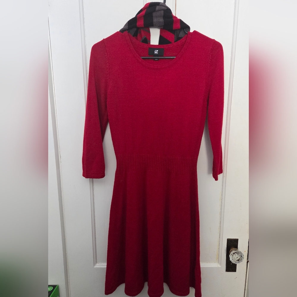 Iz Byer Vibrant Red Knit Top